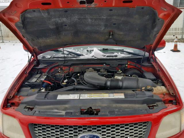 1FTRX08L4YKB50257 - 2000 FORD F150 RED photo 7