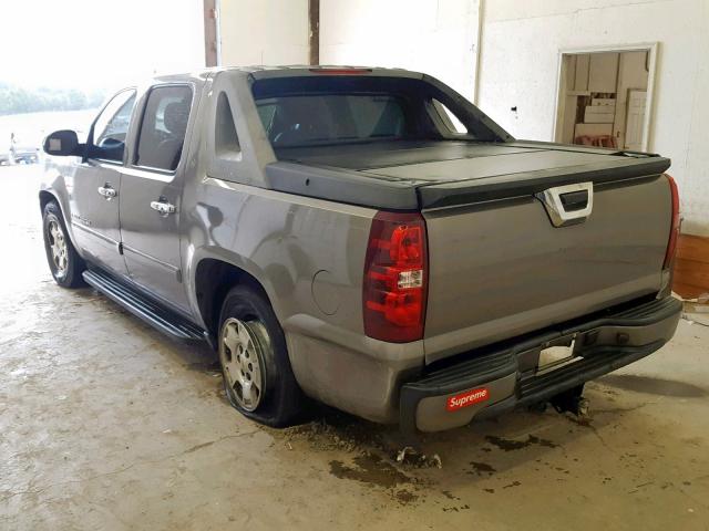 3GNFK12357G170384 - 2007 CHEVROLET AVALANCHE GRAY photo 3