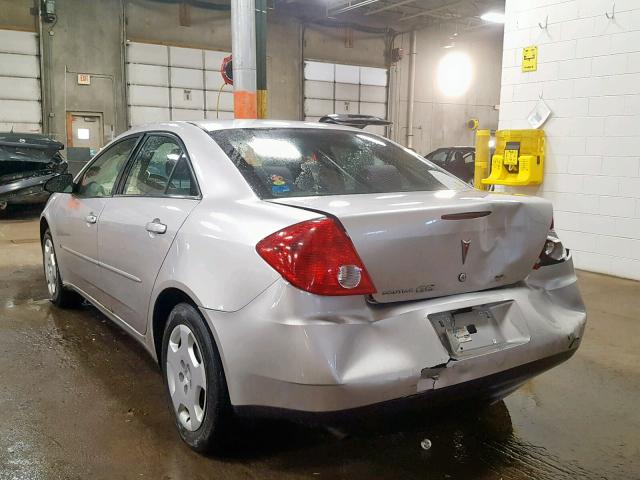 1G2ZF55B064249708 - 2006 PONTIAC G6 SE SILVER photo 3