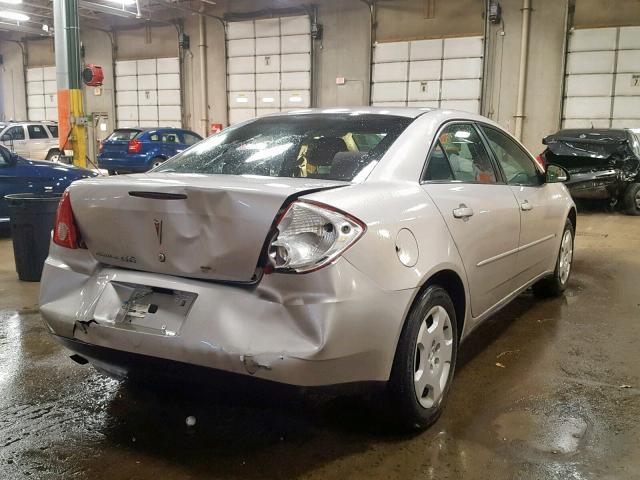 1G2ZF55B064249708 - 2006 PONTIAC G6 SE SILVER photo 4