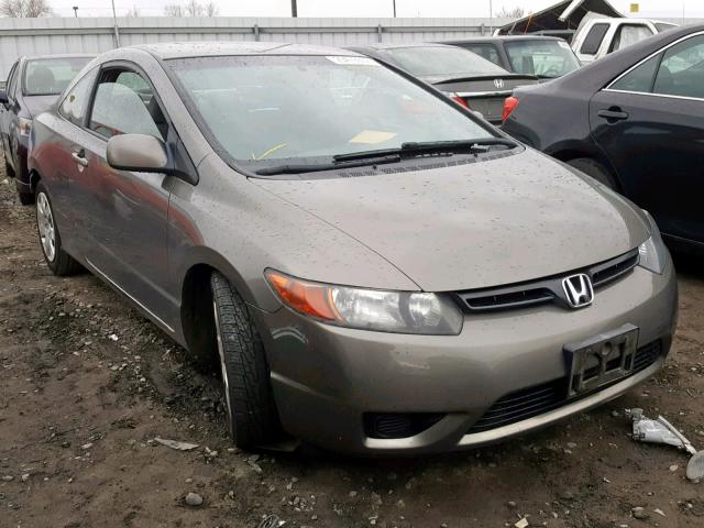 2HGFG12697H562144 - 2007 HONDA CIVIC LX GRAY photo 1