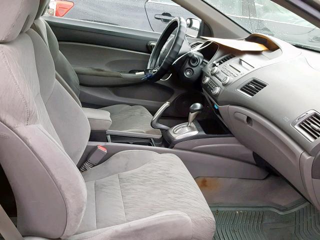 2HGFG12697H562144 - 2007 HONDA CIVIC LX GRAY photo 5