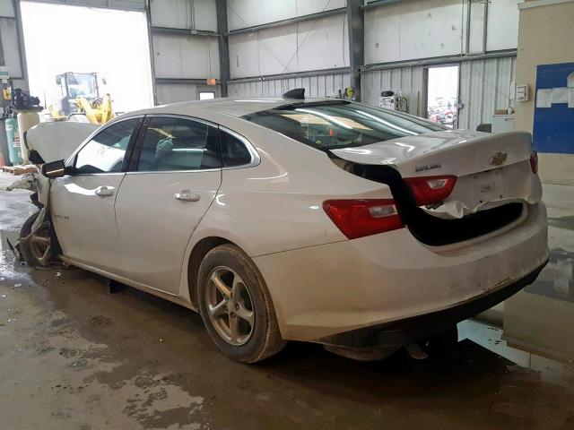 1G1ZB5ST9GF235941 - 2016 CHEVROLET MALIBU LS WHITE photo 3