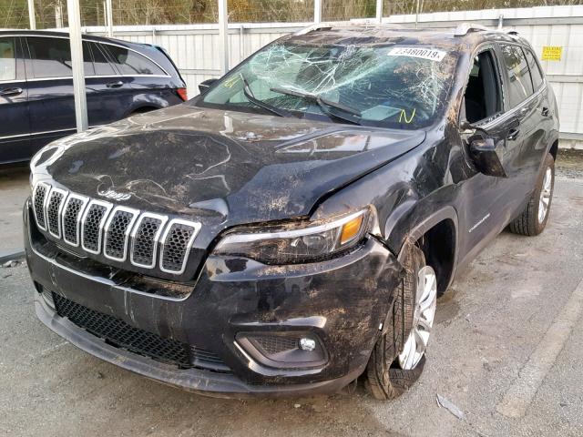 1C4PJLCB0KD206831 - 2019 JEEP CHEROKEE L BLACK photo 2