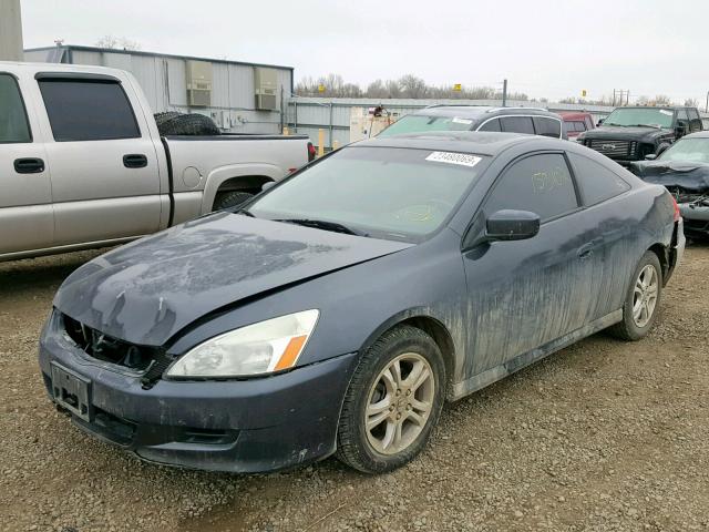 1HGCM72666A004330 - 2006 HONDA ACCORD EX BLACK photo 2