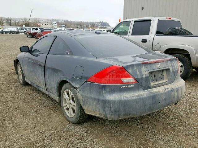 1HGCM72666A004330 - 2006 HONDA ACCORD EX BLACK photo 3