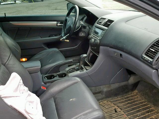 1HGCM72666A004330 - 2006 HONDA ACCORD EX BLACK photo 5