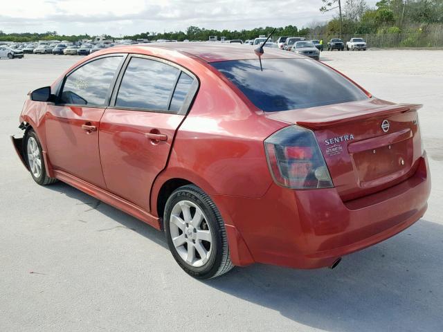 3N1AB6AP1BL682473 - 2011 NISSAN SENTRA 2.0 RED photo 3