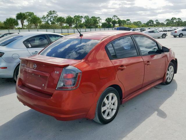 3N1AB6AP1BL682473 - 2011 NISSAN SENTRA 2.0 RED photo 4