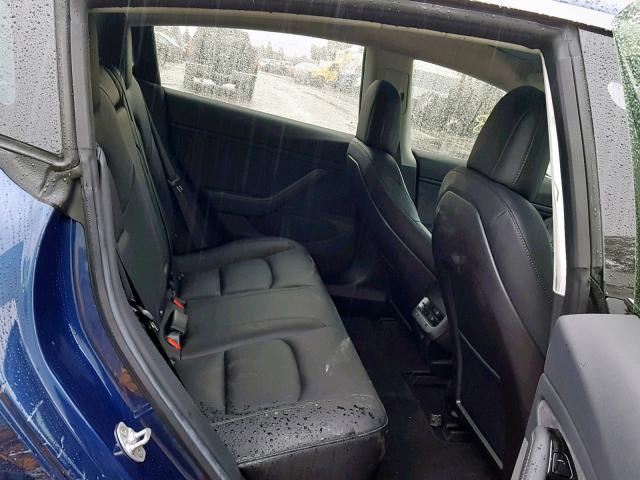 5YJ3E1EA7JF075982 - 2018 TESLA MODEL 3 ლურჯი ფოტო 6