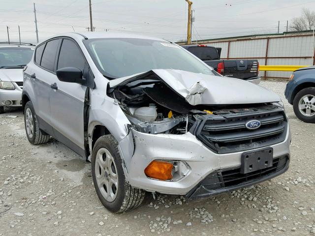 1FMCU0F77JUB41675 - 2018 FORD ESCAPE S SILVER photo 1