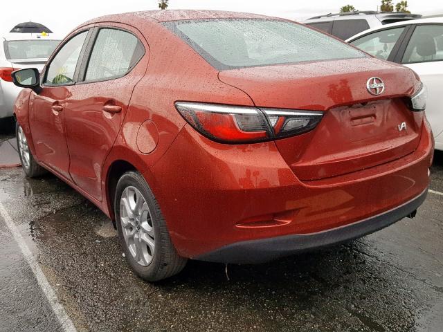 3MYDLBZV3GY102543 - 2016 TOYOTA SCION IA RED photo 3