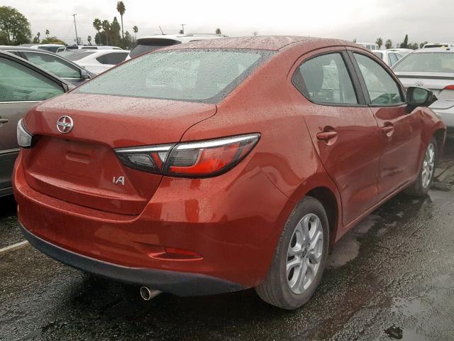 3MYDLBZV3GY102543 - 2016 TOYOTA SCION IA RED photo 4