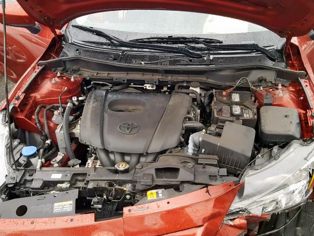 3MYDLBZV3GY102543 - 2016 TOYOTA SCION IA RED photo 7