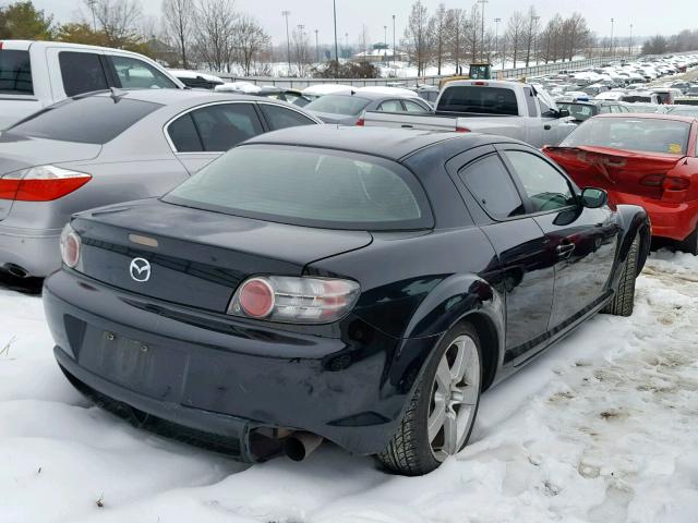 JM1FE173840137047 - 2004 MAZDA RX8 BLACK photo 4