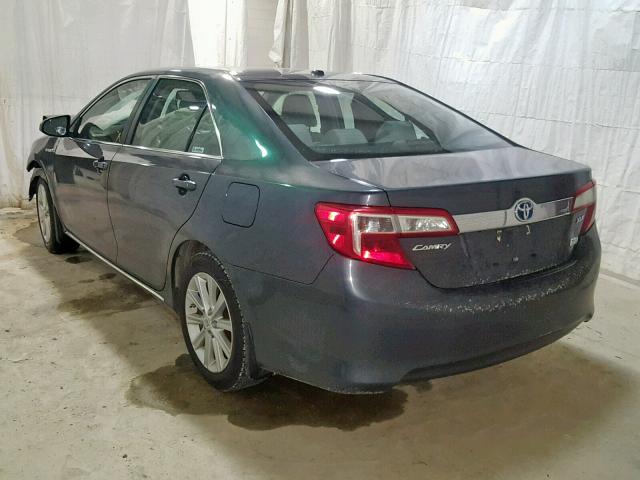 4T1BD1FK7CU023974 - 2012 TOYOTA CAMRY HYBR GRAY photo 3