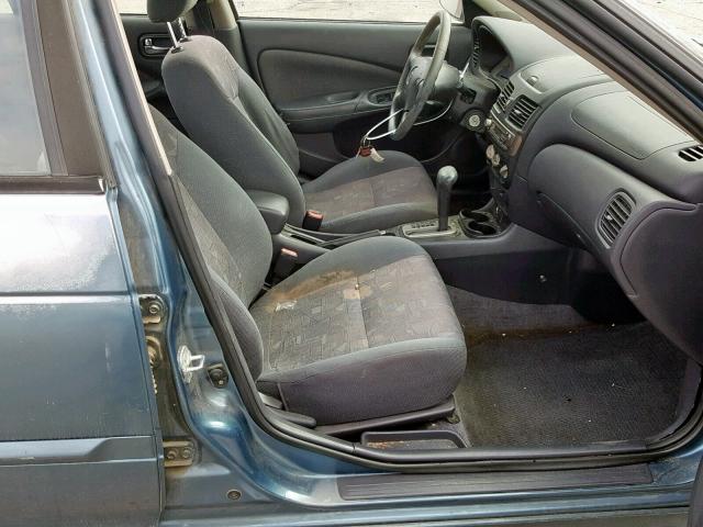 3N1BB51D91L124454 - 2001 NISSAN SENTRA SE BLUE photo 5