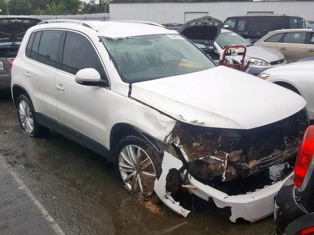 WVGAV3AX0DW606321 - 2013 VOLKSWAGEN TIGUAN S WHITE photo 1