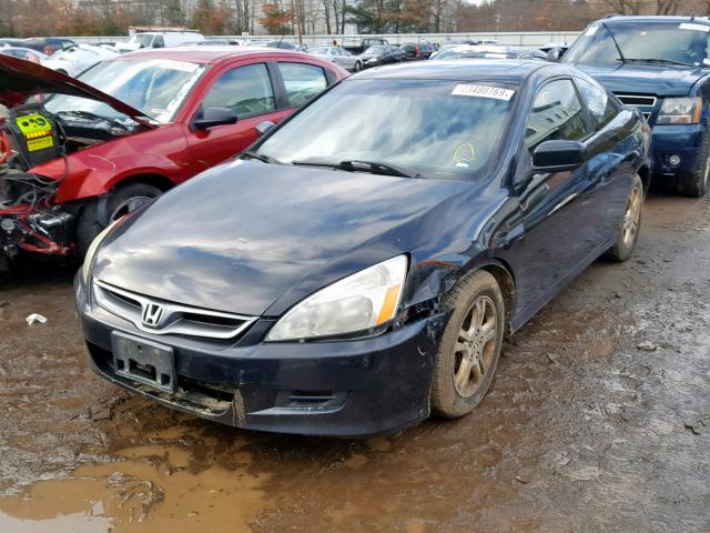 1HGCM72666A016249 - 2006 HONDA ACCORD EX BLACK photo 2