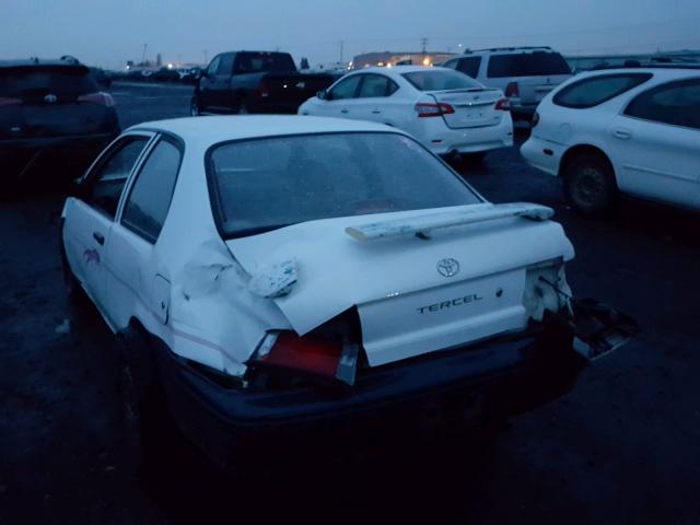 JT2EL46S4P0306327 - 1993 TOYOTA TERCEL STD WHITE photo 3