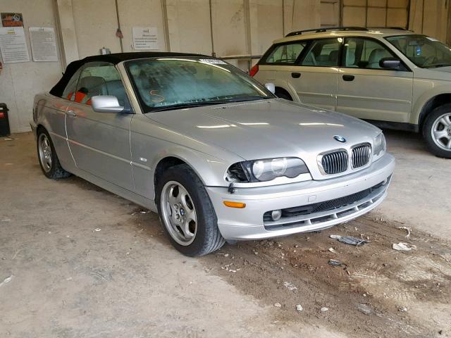 WBABS33431JY52340 - 2001 BMW 325 CI SILVER photo 1