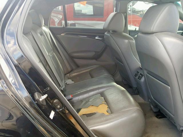 19UUA66256A045739 - 2006 ACURA 3.2TL BLACK photo 6