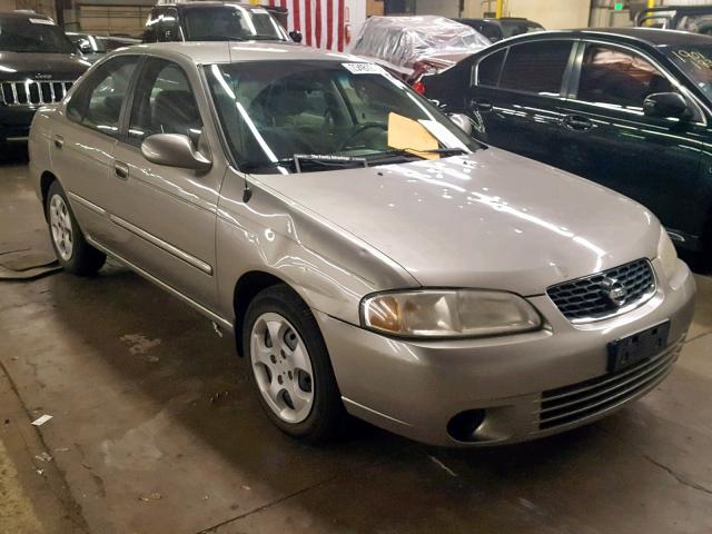 3N1CB51AX3L557181 - 2003 NISSAN SENTRA GXE BEIGE photo 1