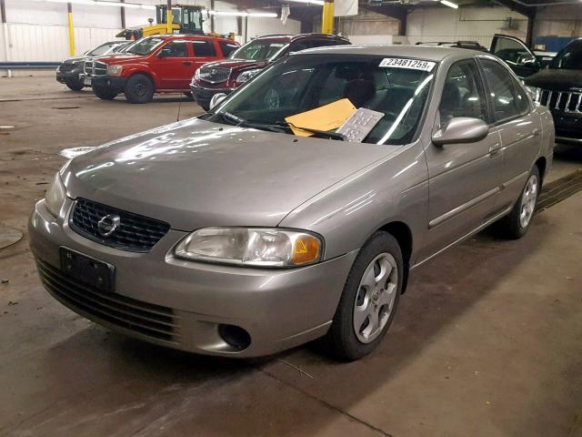 3N1CB51AX3L557181 - 2003 NISSAN SENTRA GXE BEIGE photo 2