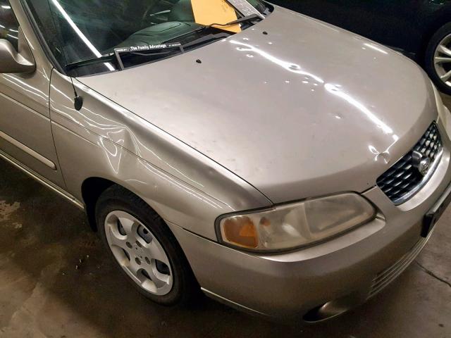 3N1CB51AX3L557181 - 2003 NISSAN SENTRA GXE BEIGE photo 9