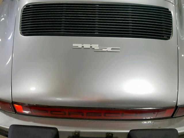 9118200145 - 1978 PORSCHE 911 SC SILVER photo 7