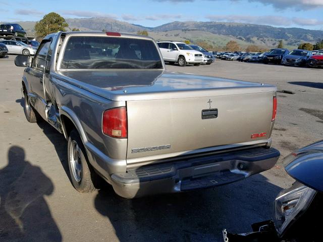 1GTCS19W8Y8221234 - 2000 GMC SONOMA BEIGE photo 3