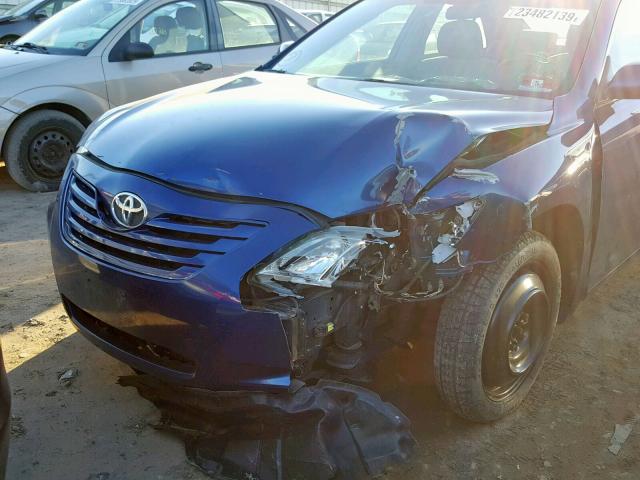 4T1BE46K47U151688 - 2007 TOYOTA CAMRY NEW BLUE photo 9