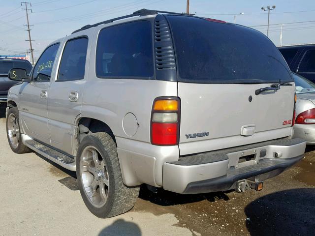 1GKEK63U34J126519 - 2004 GMC YUKON DENA SILVER photo 3