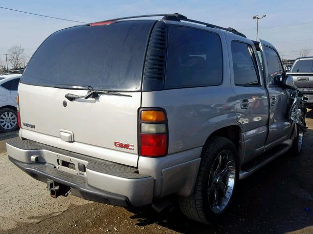 1GKEK63U34J126519 - 2004 GMC YUKON DENA SILVER photo 4