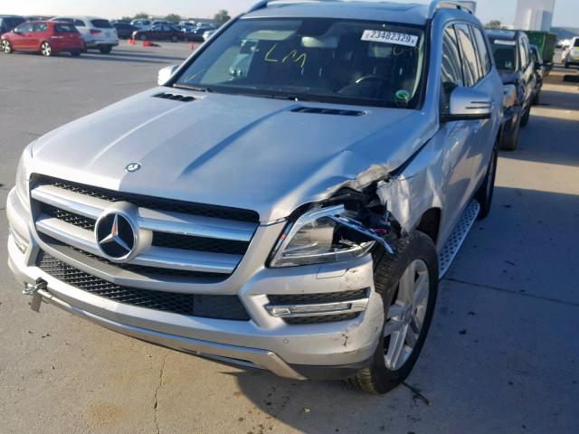 4JGDF7CE3DA155251 - 2013 MERCEDES-BENZ GL 450 4MA SILVER photo 9