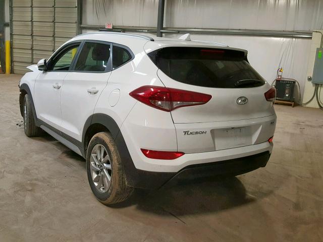 KM8J3CA46JU630819 - 2018 HYUNDAI TUCSON LIM WHITE photo 3