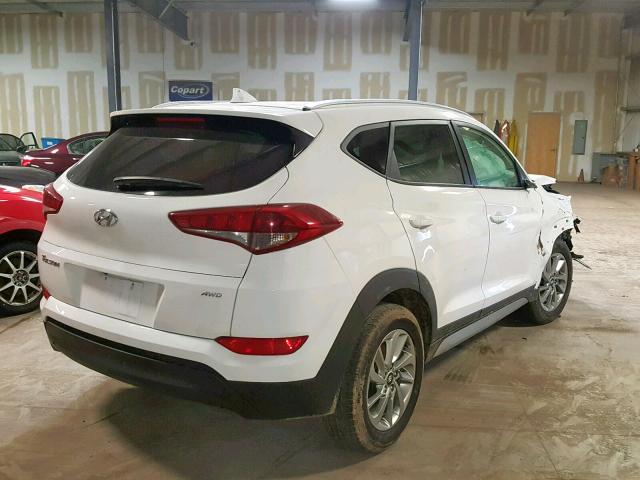 KM8J3CA46JU630819 - 2018 HYUNDAI TUCSON LIM WHITE photo 4