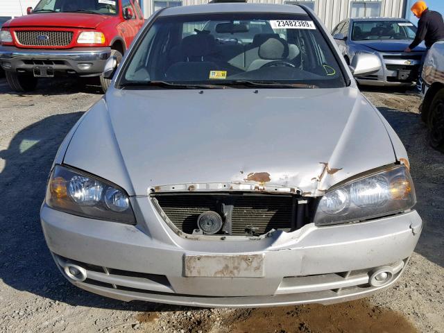 KMHDN46D56U301073 - 2006 HYUNDAI ELANTRA GL SILVER photo 9