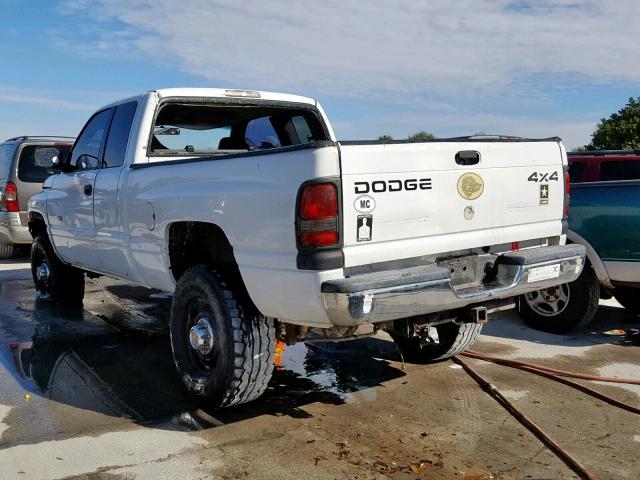 3B7KF23Z91G809958 - 2001 DODGE RAM 2500 WHITE photo 3