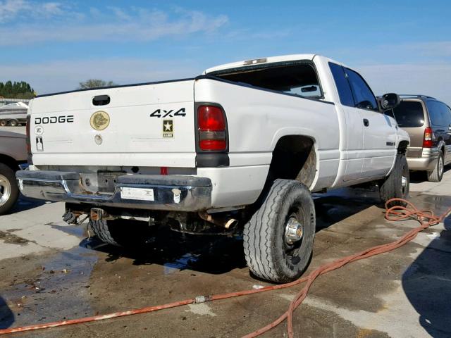 3B7KF23Z91G809958 - 2001 DODGE RAM 2500 WHITE photo 4