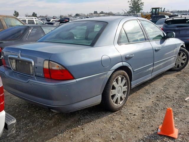1LNHM87A83Y688772 - 2003 LINCOLN LS BLUE photo 4