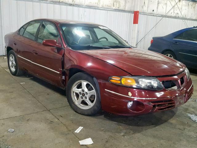 1G2HX54KXY4239068 - 2000 PONTIAC BONNEVILLE MAROON photo 1