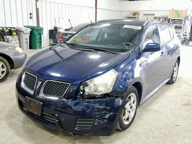 5Y2SP67099Z428333 - 2009 PONTIAC VIBE BLUE photo 2