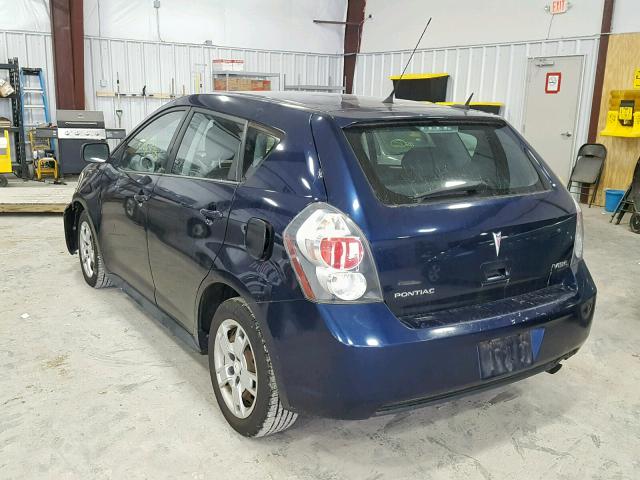 5Y2SP67099Z428333 - 2009 PONTIAC VIBE BLUE photo 3