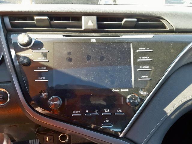 4T1BZ1HK5JU010717 - 2018 TOYOTA CAMRY XSE BLACK photo 9