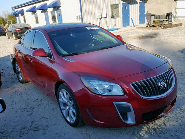 2G4GV5GV4D9224281 - 2013 BUICK REGAL GS RED photo 1