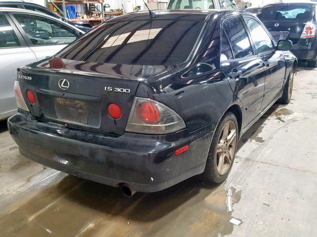 JTHBD192420059920 - 2002 LEXUS IS 300 BLACK photo 4