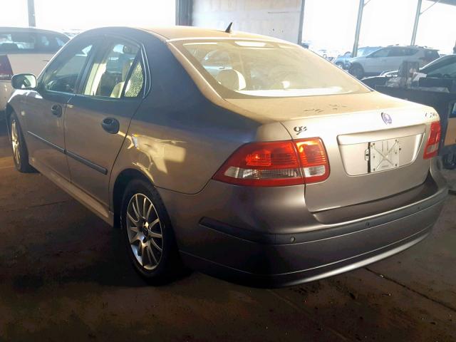 YS3FD49Y531036742 - 2003 SAAB 9-3 ARC GRAY photo 3