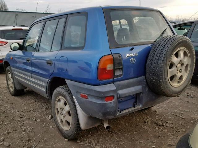JT3HP10V6T0077545 - 1996 TOYOTA RAV4 BLUE photo 3