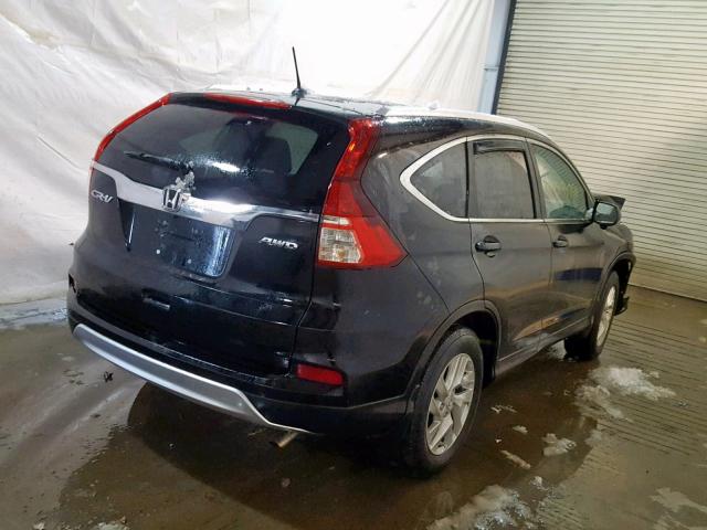 5J6RM4H70GL130075 - 2016 HONDA CR-V EXL BLACK photo 4